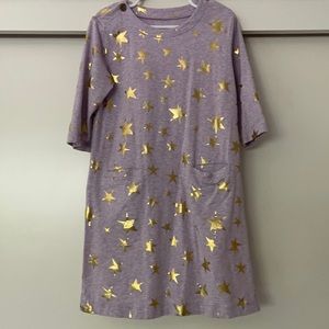 Egg by Susan Lazar dress - lavender w/gold stars